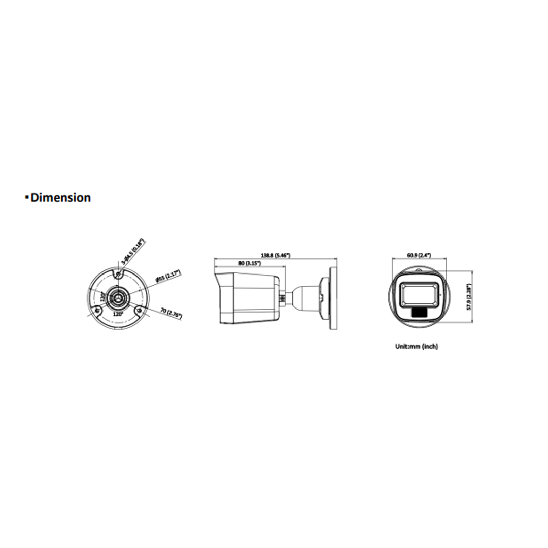 hikvision ds-2cd1021g2-liu(f) 2MP PoE IP Güvenlik Kamerası | Akıllı Hibrit Işık, Mikrofon, IP67, Gece Görüşlü ek görsel